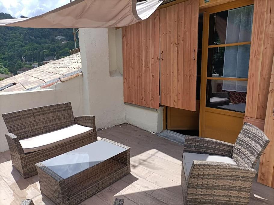 Grand Gite Terrasses Largentière Exterior foto